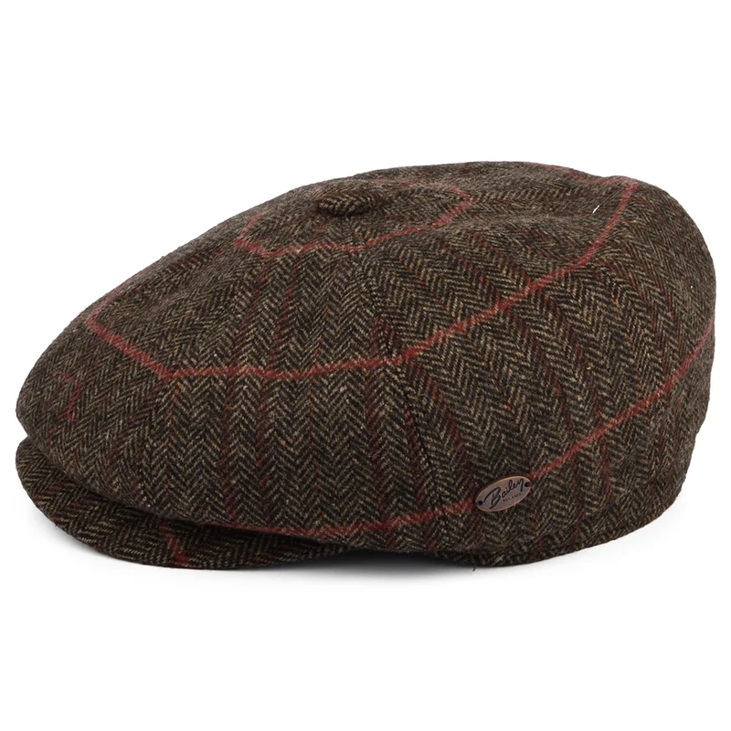 Casquette Gavroche en Laine Mélangée Avec Protège-Oreilles Foster chêne-multi BAILEY