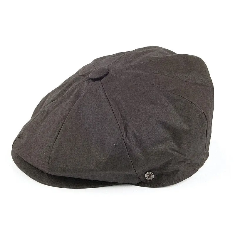 Casquette Gavroche en Toile Cirée marron JAXON & JAMES - VENTE EN GROS