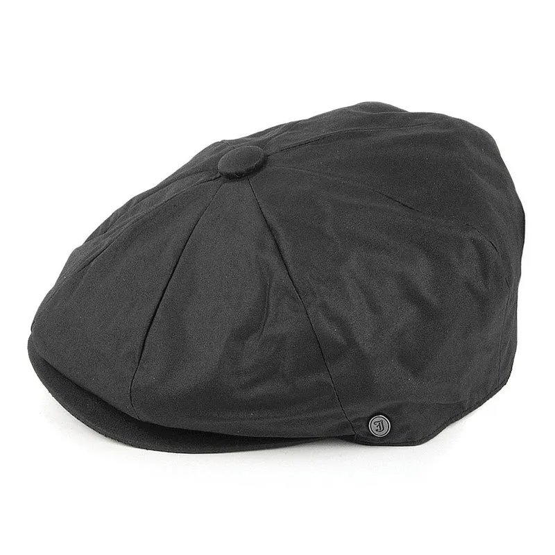 Casquette Gavroche en Toile Cirée noir JAXON & JAMES - VENTE EN GROS
