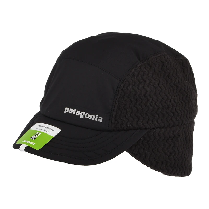 Casquette Hiver Bec-de-Canard Avec Protège-Oreilles noir PATAGONIA