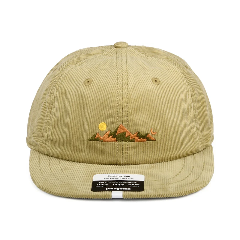 Casquette Snapback en Velours Côtelé Spirited Seasons Skyline khaki PATAGONIA