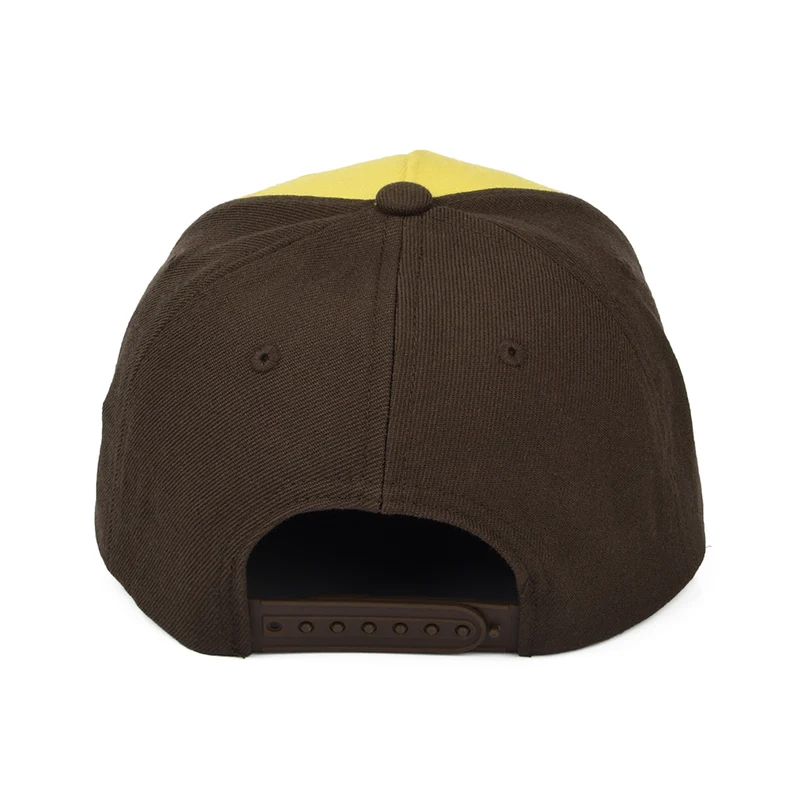 Casquette Snapback Crest C NetPlus MP jaune-marron BRIXTON