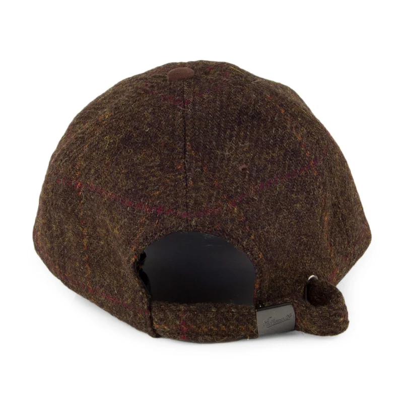 Casquette en HARRIS TWEED tourbe FAILSWORTH