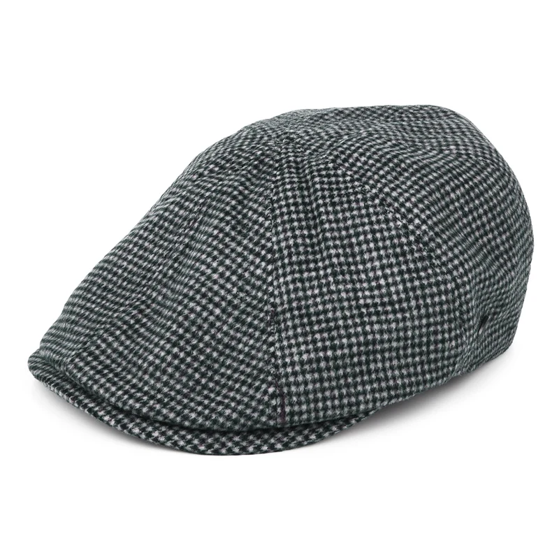 Casquette Gavroche en Laine Mélangée Pied-de-Poule Finnegan noir-multi BAILEY