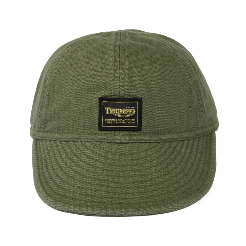 Casquette Militaire en Coton sergé Grunt khaki TRIUMPH MOTORCYCLES