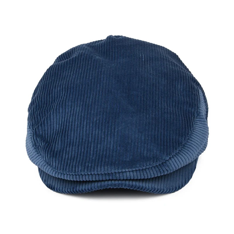 Casquette Plate en Velours Côtelé Hooligan bleu BRIXTON