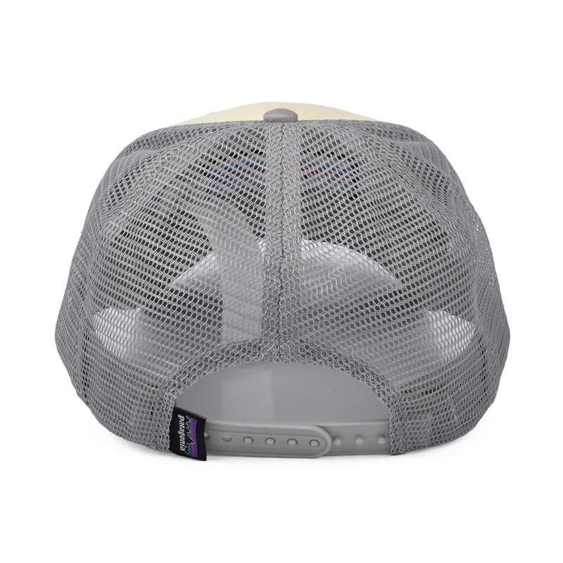 Casquette Trucker en Coton Bio LoPro P-6 Logo jaune clair-bleu clair PATAGONIA