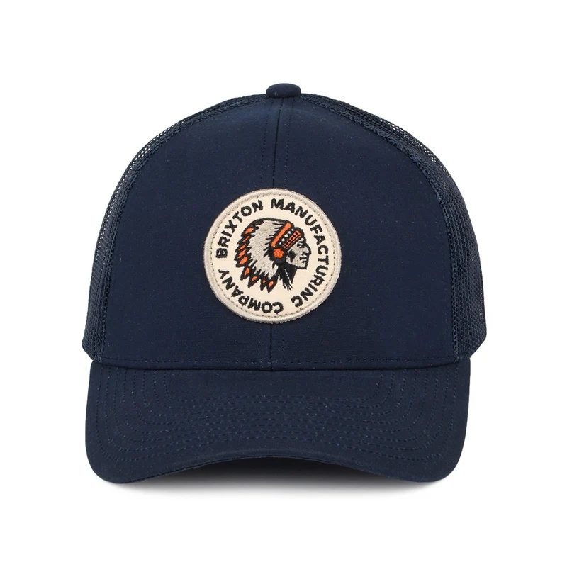 Casquette Trucker Rival Stamp NetPlus MP bleu marine délavé BRIXTON