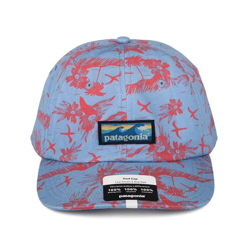 Casquette en Coton Bio Boardshort Label Trad bleu clair PATAGONIA