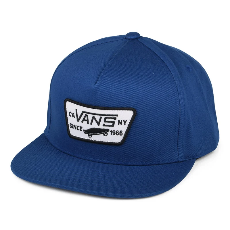 Casquette Snapback Full Patch bleu moyen VANS