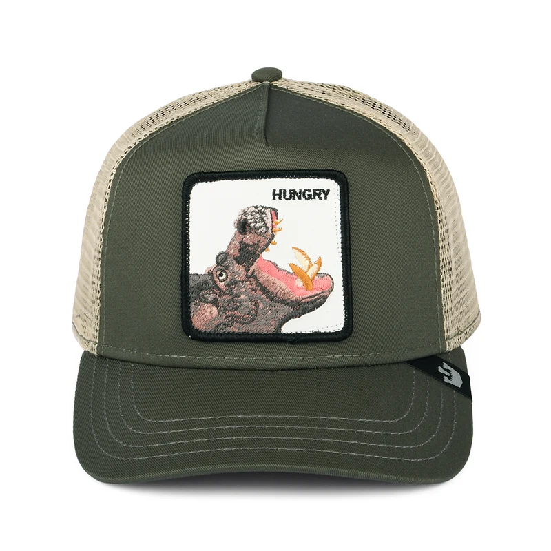 Casquette Trucker Hippo Hooray olive GOORIN