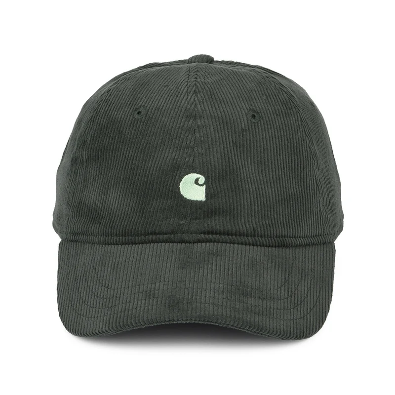 Casquette en Velours Côtelé Harlem forêt-vert clair CARHARTT WIP