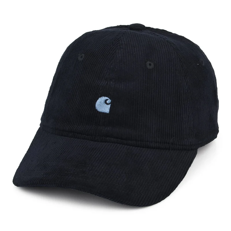 Casquette en Velours Côtelé Harlem bleu marine foncé-bleu CARHARTT WIP