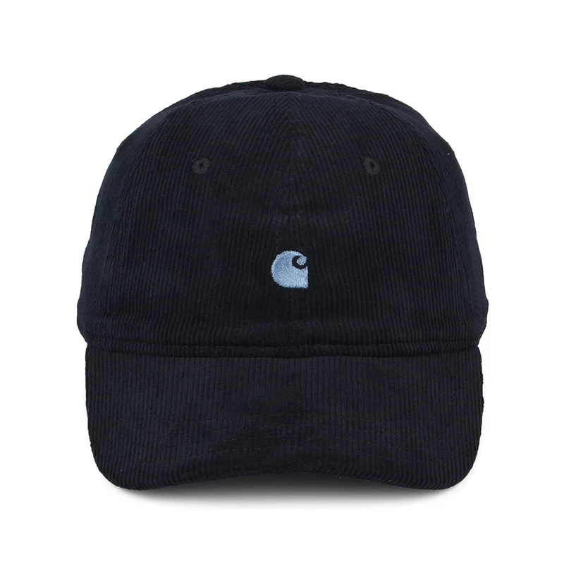 Casquette en Velours Côtelé Harlem bleu marine foncé-bleu CARHARTT WIP