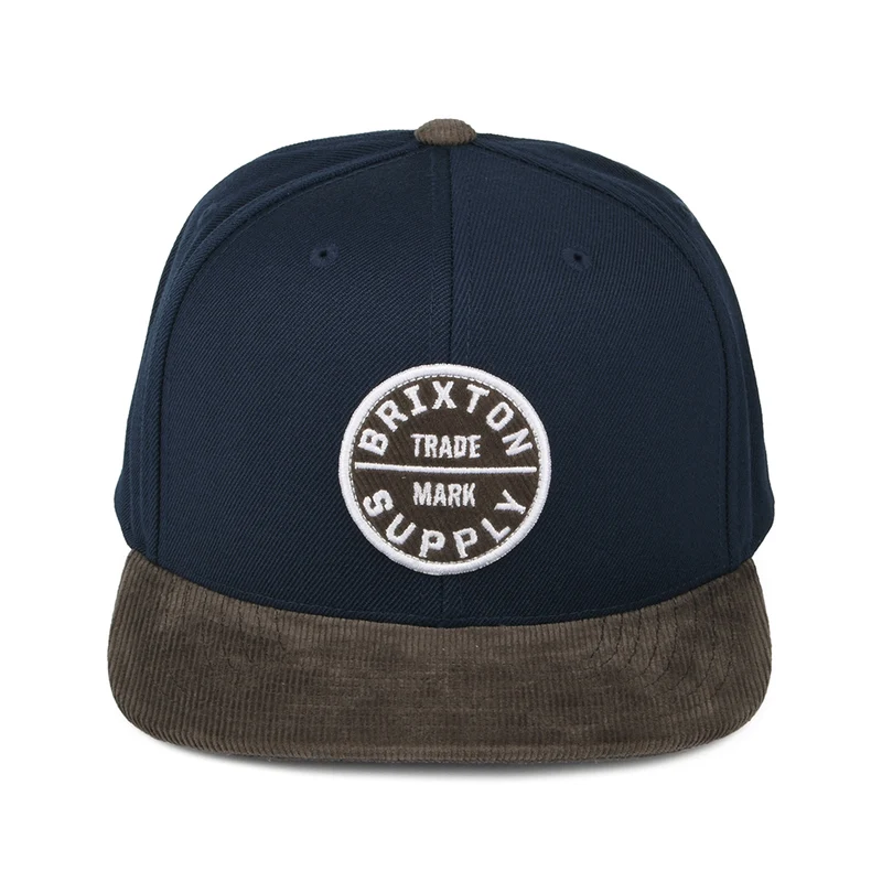 Casquette Snapback Oath III bleu marine-marron BRIXTON