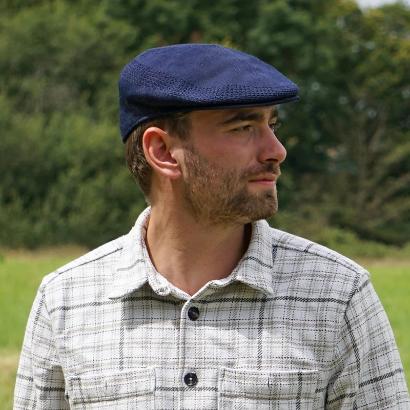 Casquette Plate Été bleu marine JAXON & JAMES - VENTE EN GROS