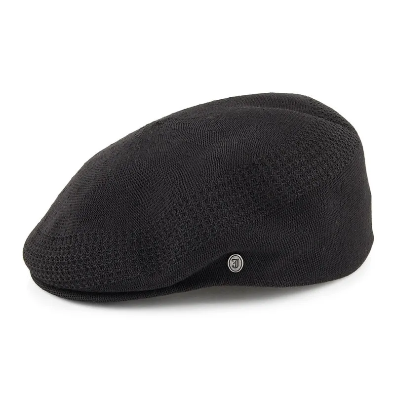 Casquette Plate Été noir JAXON & JAMES - VENTE EN GROS