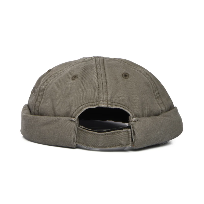 Bonnet Miki Breton en Coton olive STETSON