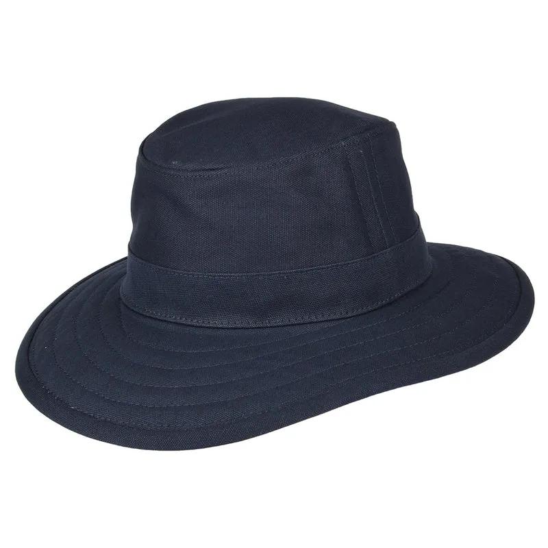 Chapeau Été en Toile de Coton Pliable bleu marine JAXON & JAMES