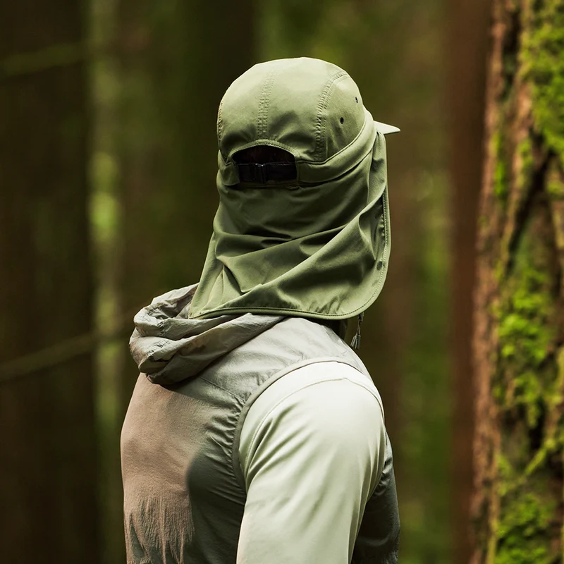 Casquette 5 Panel Ultralight Sun Shield olive TILLEY