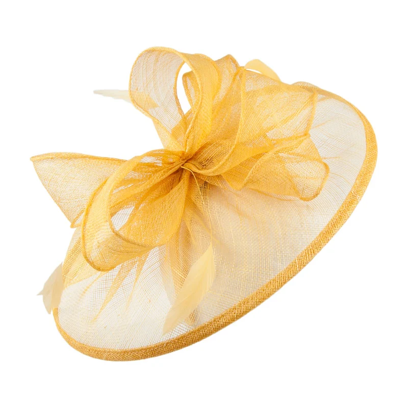 Chapeau Bibi Disque Ginny jaune FAILSWORTH