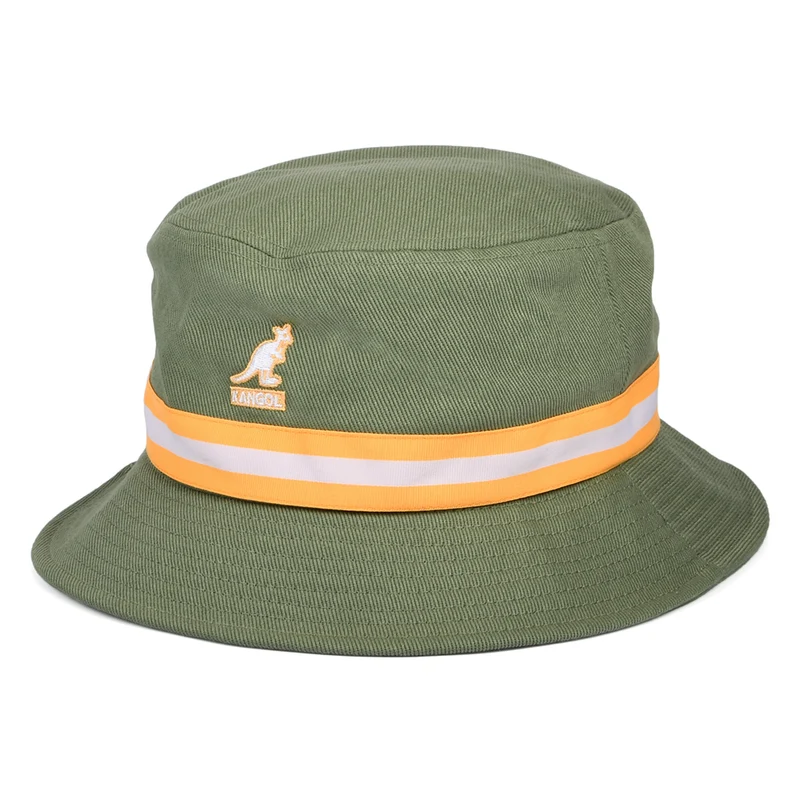 Chapeau Bob Stripe Lahinch sauge KANGOL