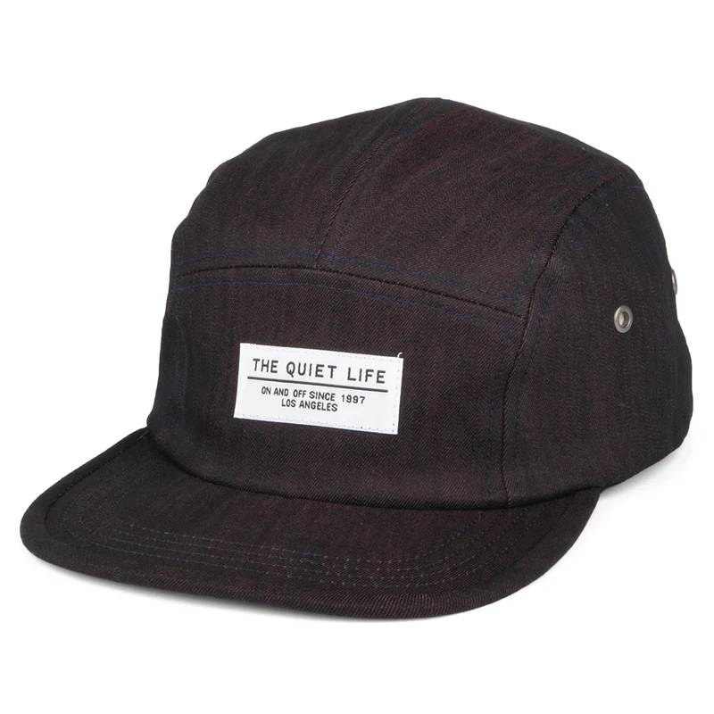 Casquette 5 Panel en Jean Overdyed denim THE QUIET LIFE