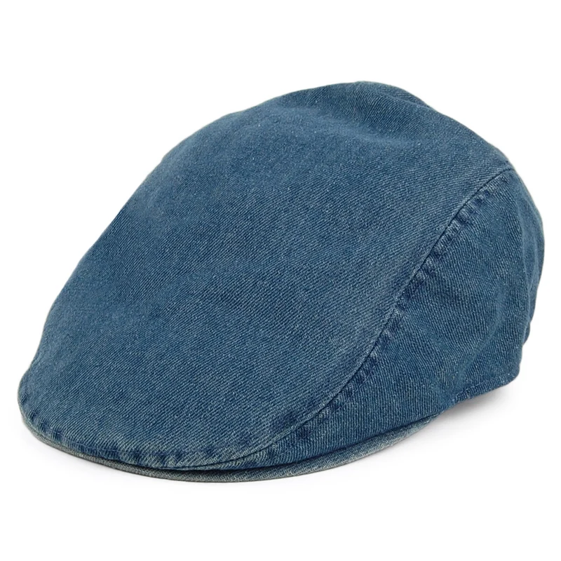 Casquette Plate en Jean Driver denim LEVI'S