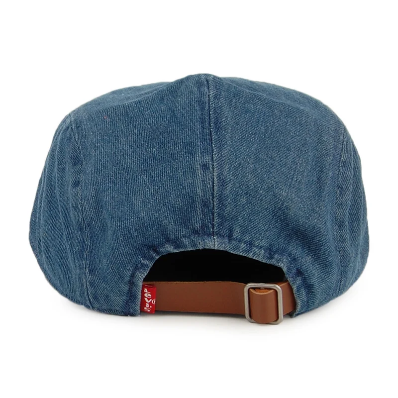 Casquette Plate en Jean Driver denim LEVI'S