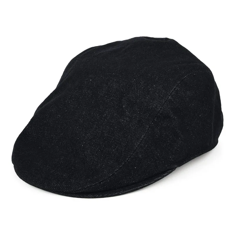 Casquette Plate en Jean avec Étiquette Vierge Driver bleu foncé LEVI'S
