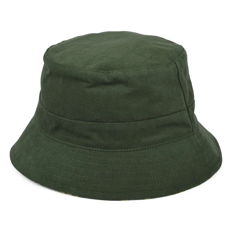 Chapeau Bob Réversible en Coton khaki FAILSWORTH