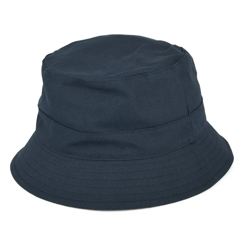 Chapeau Bob Réversible en Coton bleu marine FAILSWORTH