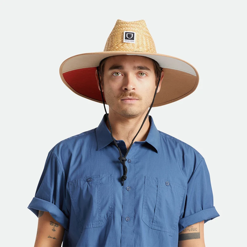 Chapeau Lifeguard en Paille Beta marron clair BRIXTON