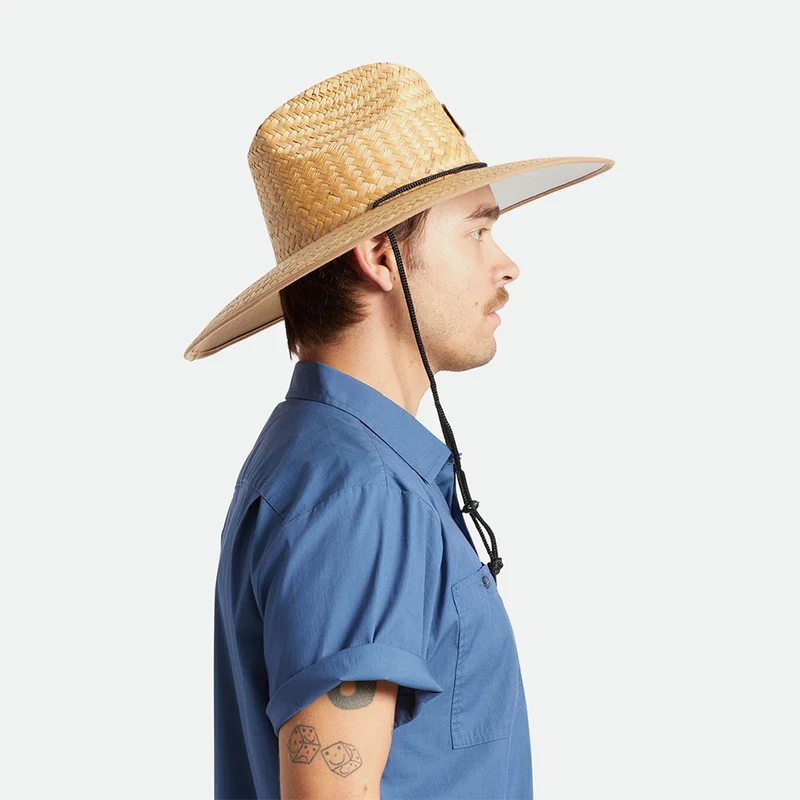 Chapeau Lifeguard en Paille Beta marron clair BRIXTON