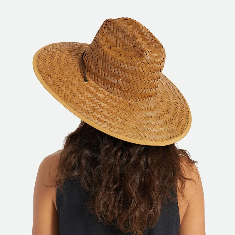 Chapeau Lifeguard en Paille Beta marron clair BRIXTON