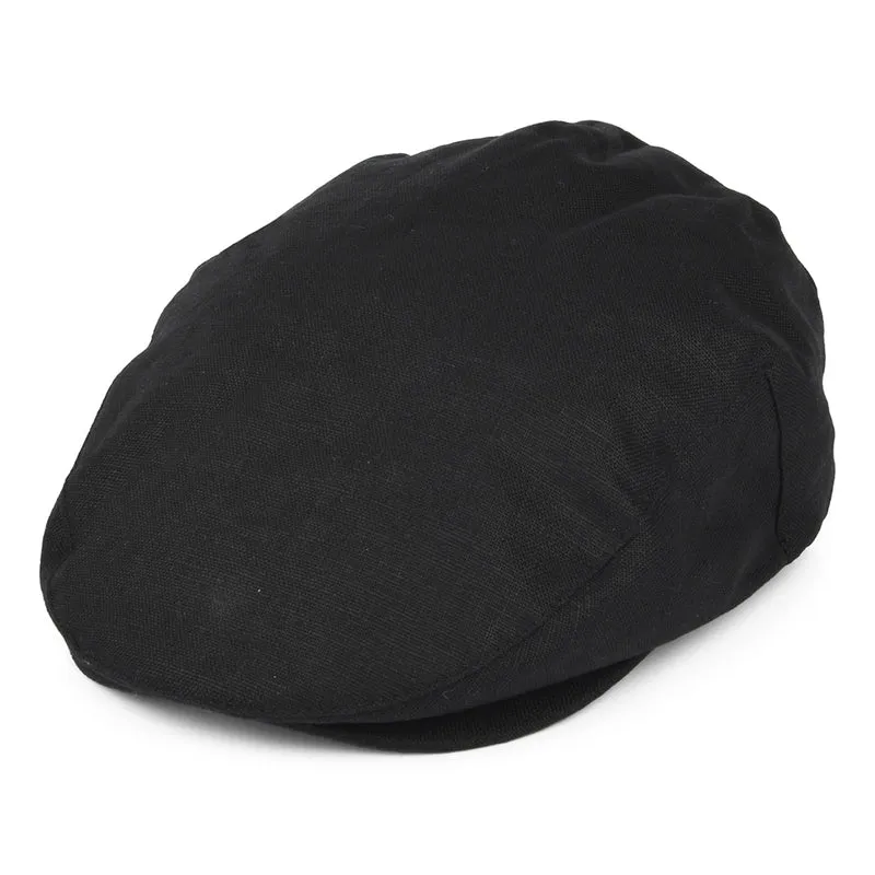 Casquette Plate en Chanvre Hooligan X noir BRIXTON