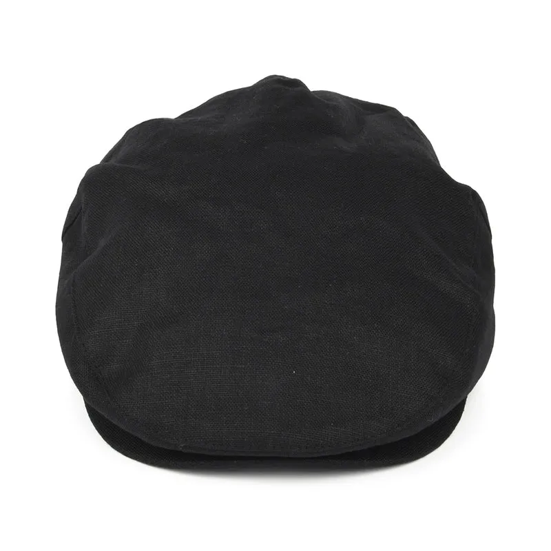 Casquette Plate en Chanvre Hooligan X noir BRIXTON