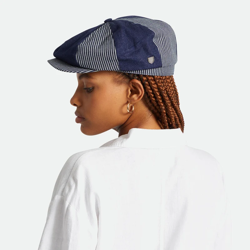 Casquette Gavroche Ample Brood denim BRIXTON