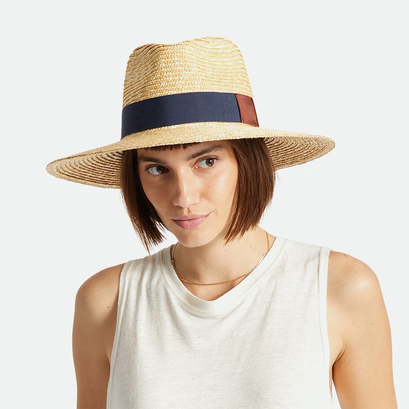 Chapeau Été en Paille Joanna miel BRIXTON