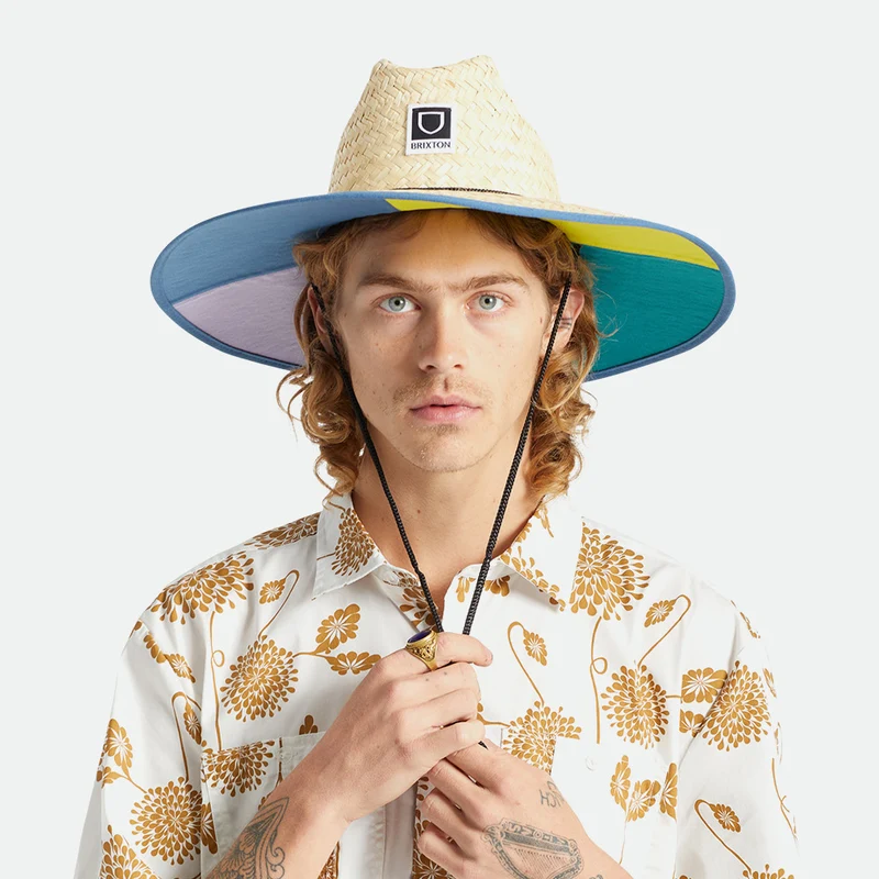 Chapeau Lifeguard en Paille Beta beige sable BRIXTON