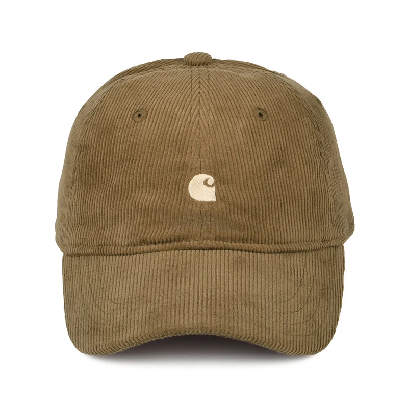 Casquette en Velours Côtelé Harlem marron-marron clair CARHARTT WIP