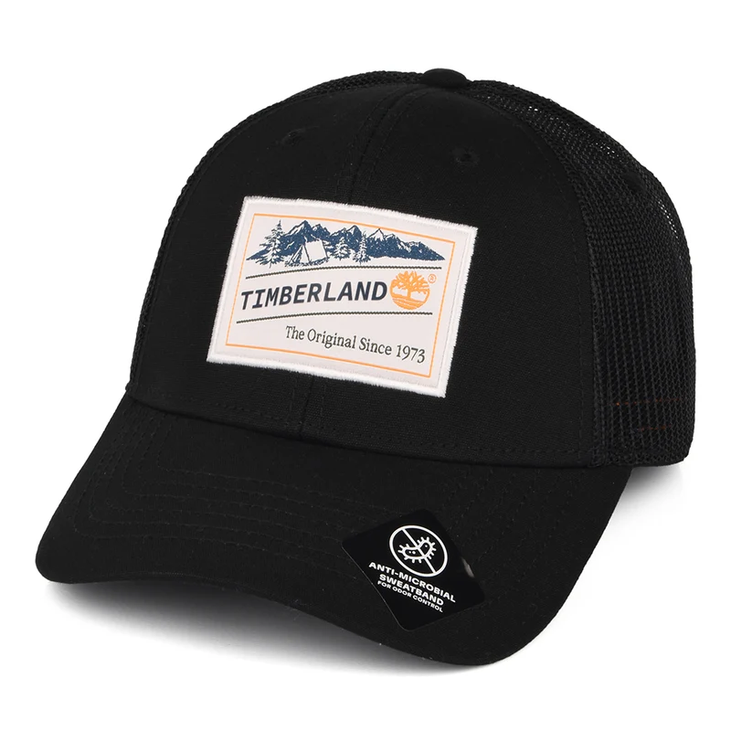 Casquette Trucker Camping Patch noir TIMBERLAND