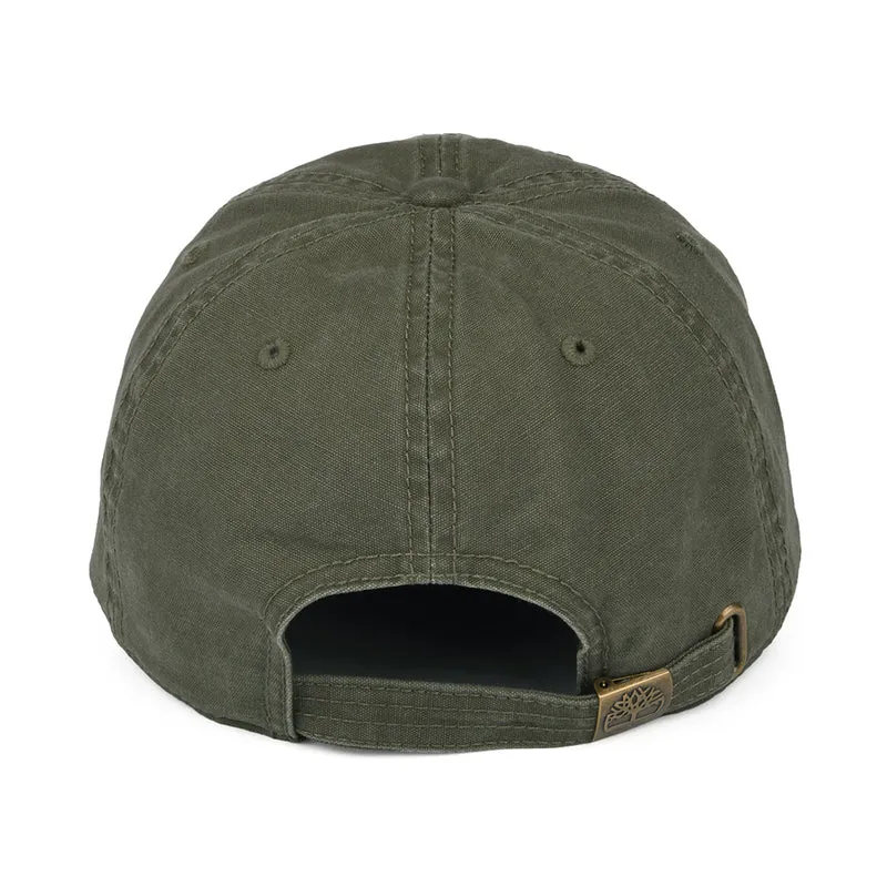 Casquette en Toile de Coton Cooper Hill olive foncé TIMBERLAND