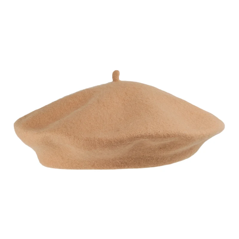 Béret en Laine camel JAXON & JAMES - VENTE EN GROS - 200