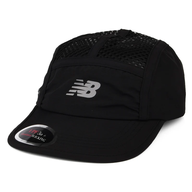 Casquette 5 Panel Pliable Running Stash noir NEW BALANCE