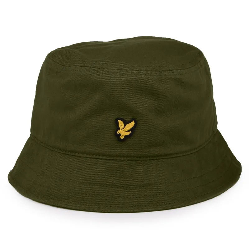 Chapeau Bob en Coton Sergé olive foncé LYLE & SCOTT