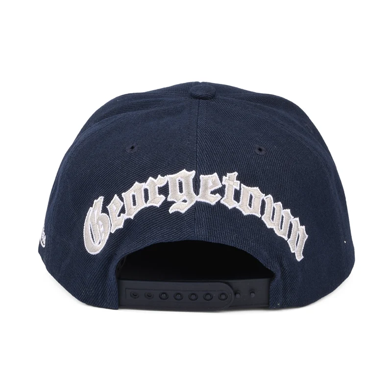 Casquette Snapback English Dropback Georgetown Hoyas bleu marine MITCHELL & NESS