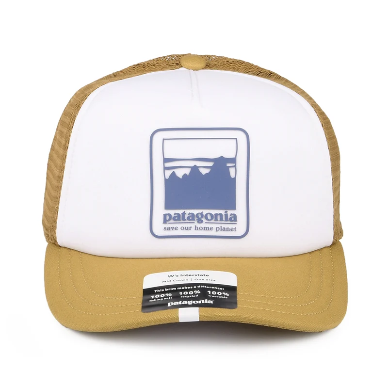 Casquette Trucker Alpine Icon Interstate blanc-marron PATAGONIA
