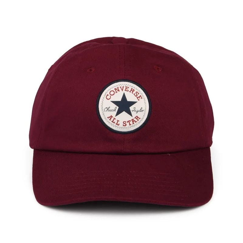 Casquette Tip Off en Coton bordeaux foncé CONVERSE