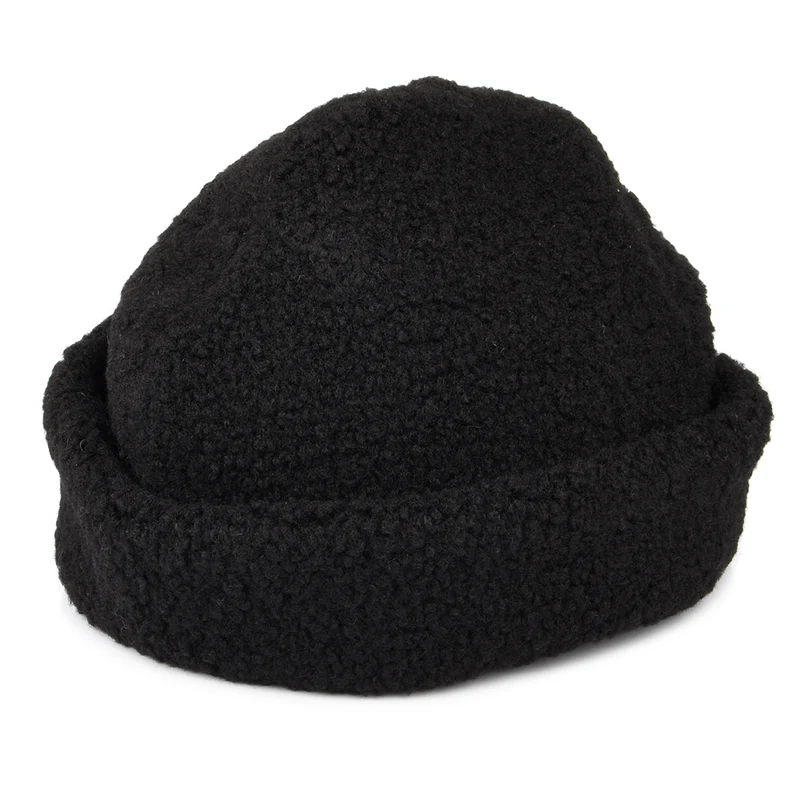 Chapeau Hiver en Fausse Fourrure Sherpa Ginsburg noir BRIXTON